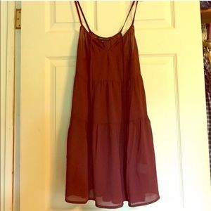 BURGUNDY KENDALL AND KYLIE MINI DRESS